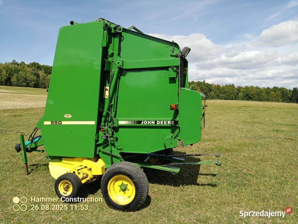 Prasa rolująca John Deere 550 szeroki podbierak Łagów