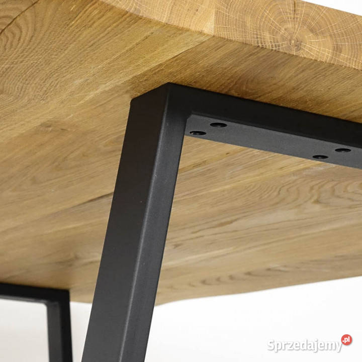 Noga do stołu metalowa TRAPEZ BASIC 65x71 CZARNA 71cm Chmielnik