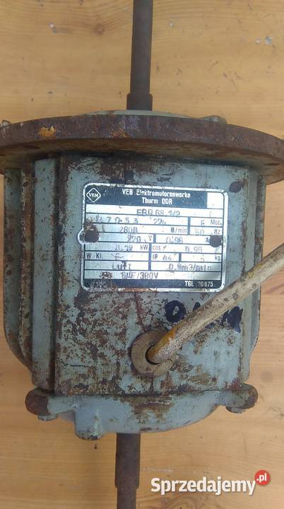 Silnik elektryczny 1 fazowy 012 KW Krosno Odrzańskie sprzedam
