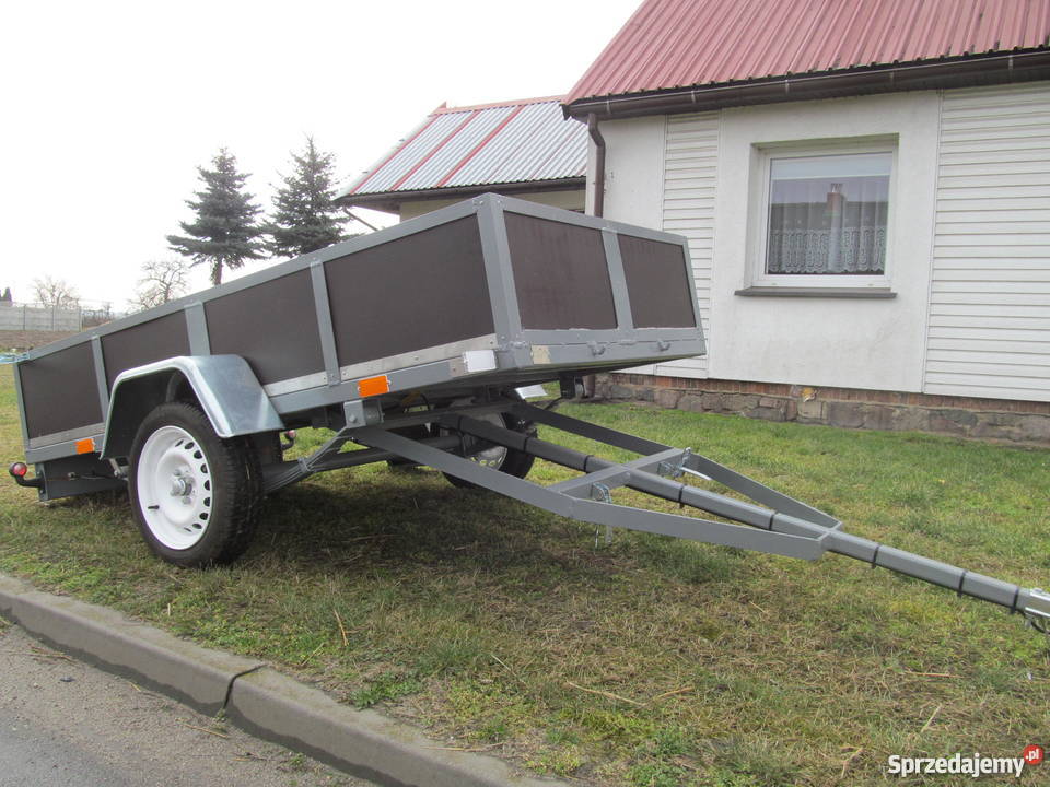 przyczepka samochodowa lekka 750 sam wywrotka 1 Do samochodów osobowych Kościan