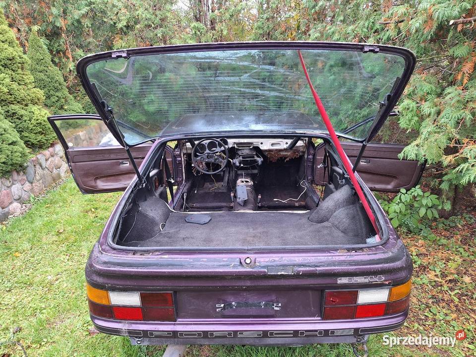 Porsche 924 z krzaków Nowe Miasto Lubawskie