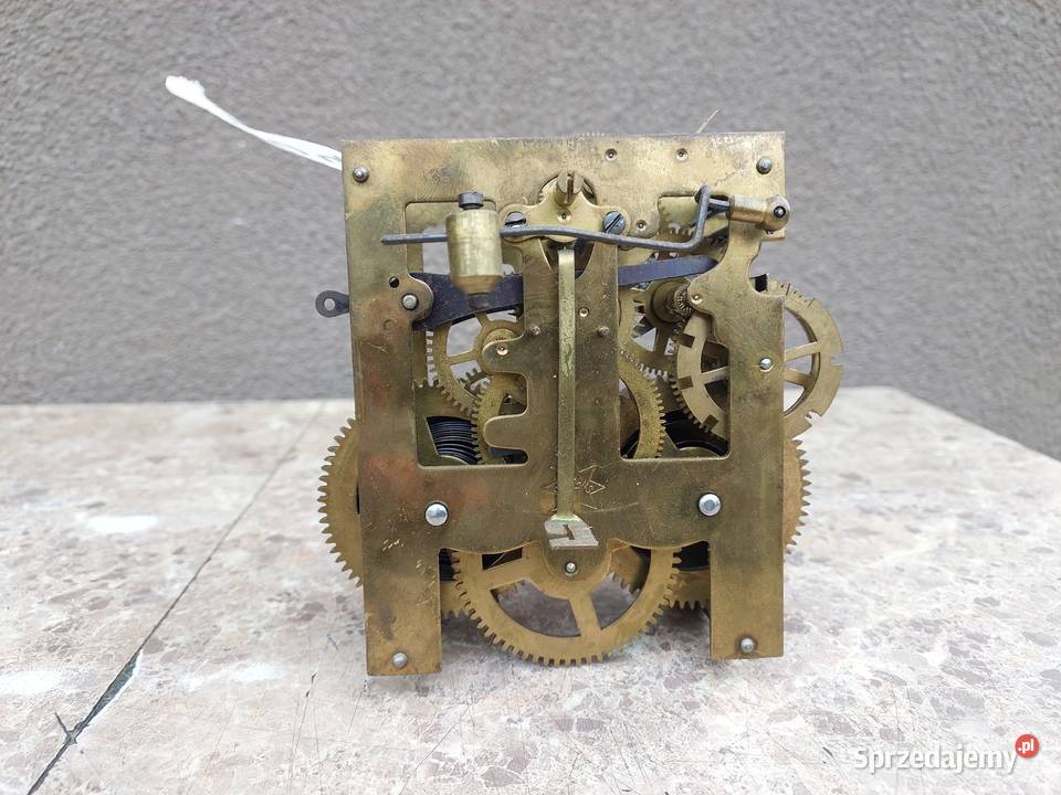 604 Mechanizm starego zegara ściennego Junghans Tczew