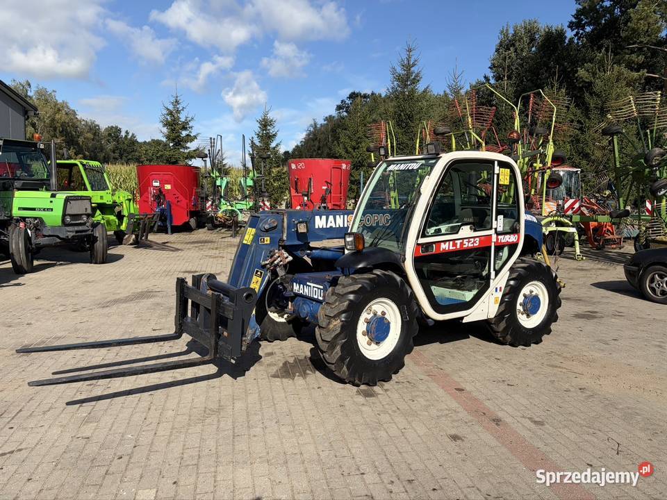 Ładowarka teleskopowa Manitou MLT 523 Turbo Myszyniec sprzedam