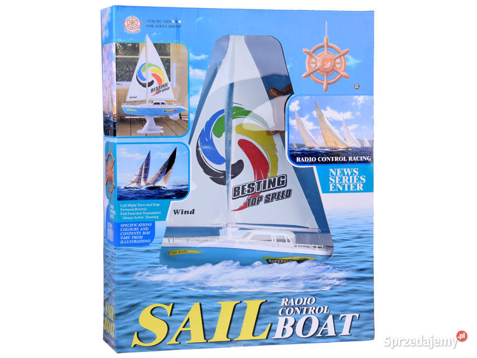 Zdalnie sterowany Jacht żaglowy Żaglówka na