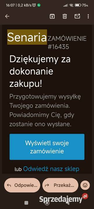Poduszka OrtoSen 20 Senaria biały Warszawa sprzedam