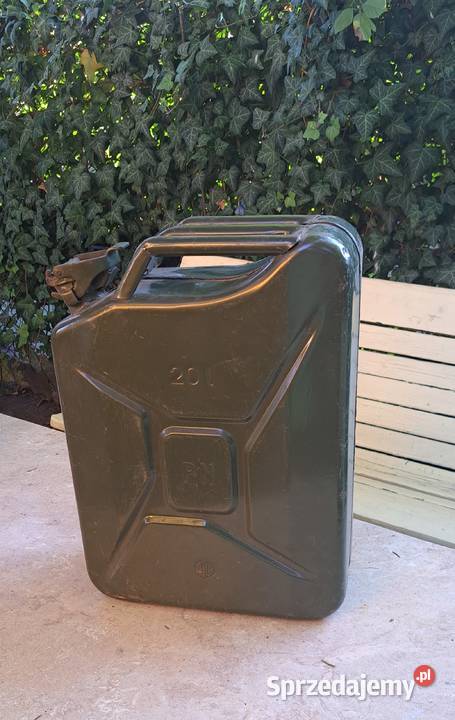 metalowy kanister na benzynę ropę i in paliwo Warszawa sprzedam