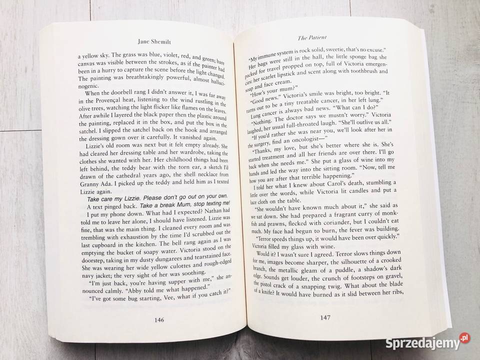NOWA Książka angielsku The patient Jane Shemilt Łódź