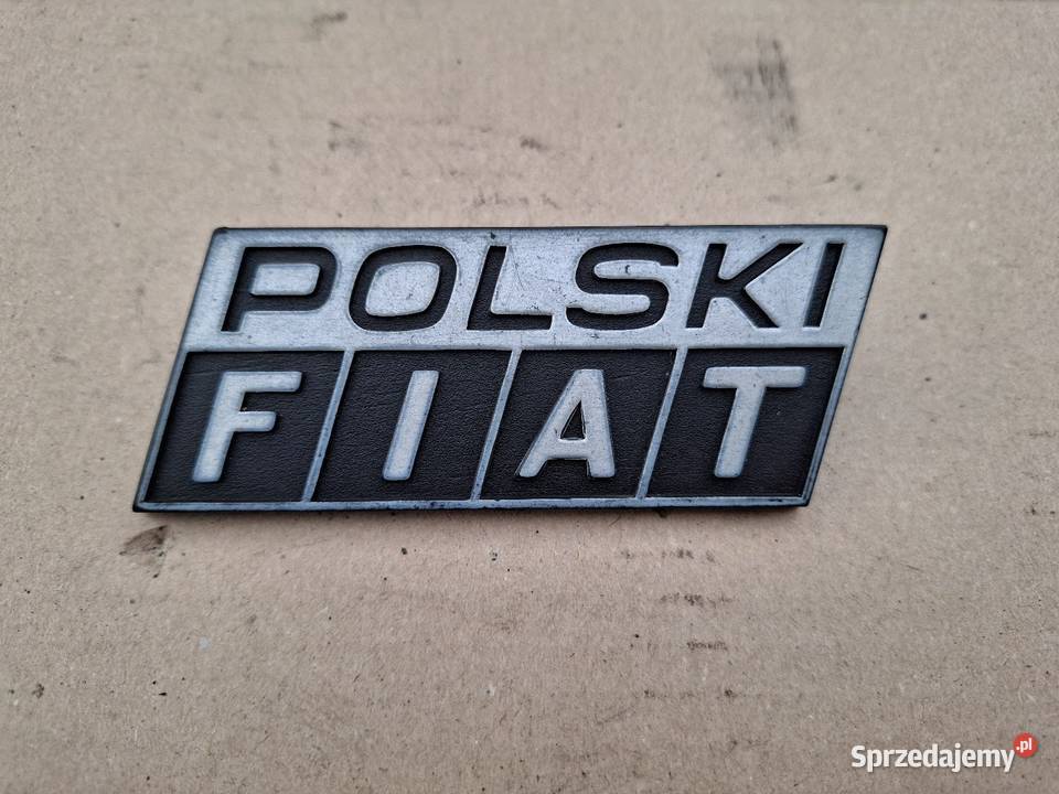 Emblemat znaczek logo przód przednie Fiat 126p