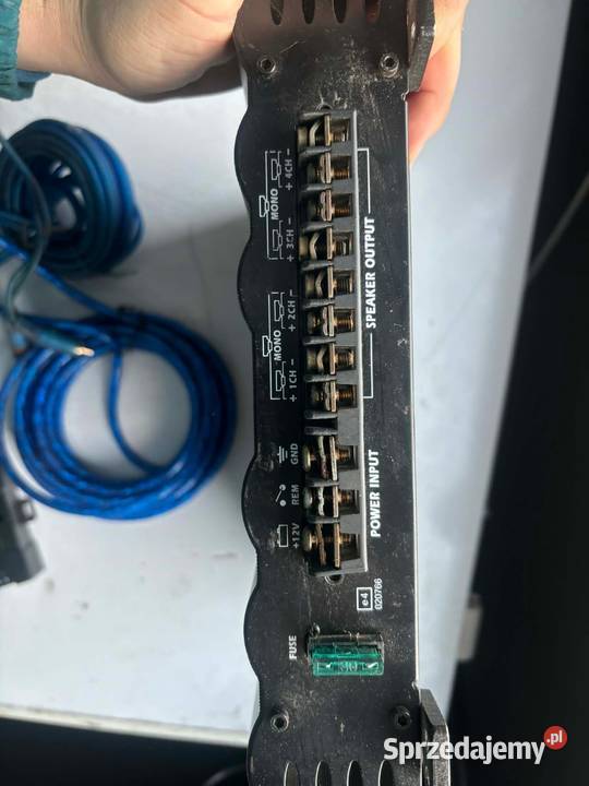 Zestaw audio CAr wzmacniacz subufer mazowieckie Chorzele sprzedam