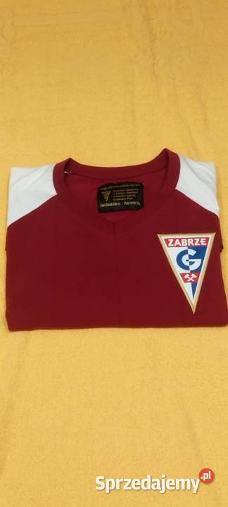 Replika koszulki z lat 6970 Górnik Zabrze Stan Bytom