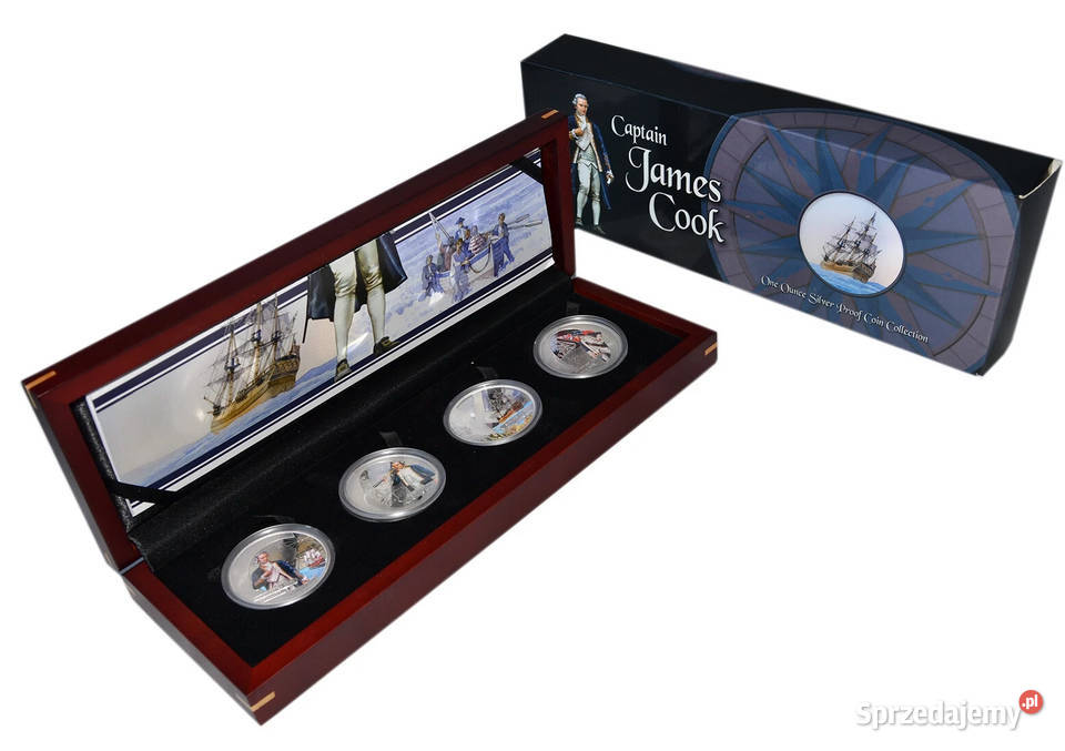Seria srebrnych monet Captain James Cook 2009