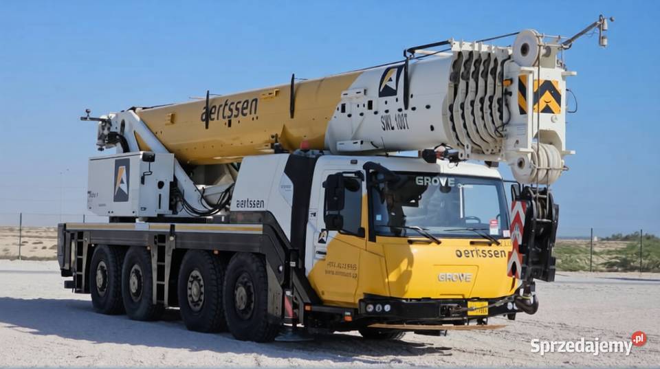Żuraw samojezdny Grove GMK4100L 2011 100 t Poznań