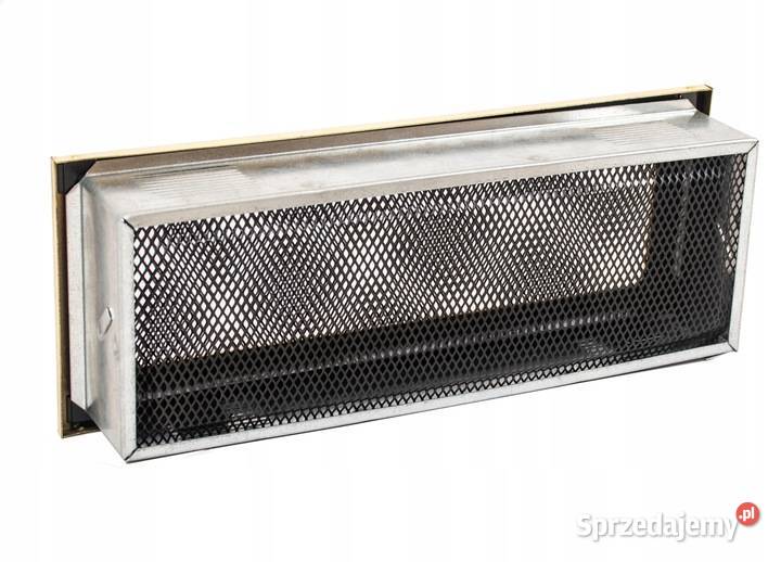 KRATKA WENTYLACYJNA METALOWA BIAŁA 10X26 Z Skawina