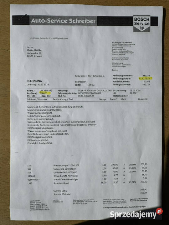 Volkswagen Golf Plus szary Szczecin