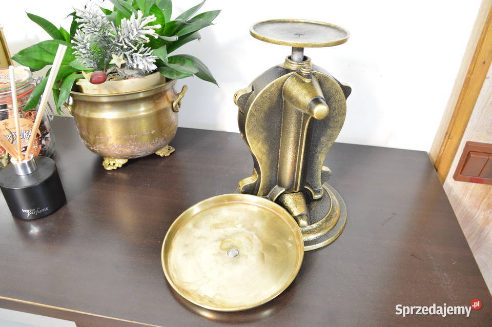 stara WAGA 10 żeliwna sygnowana Tarir Waage Antyki śląskie Jastrzębie-Zdrój