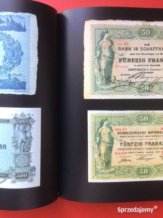 2852 Szwajcarskie Monety I Banknoty zachodniopomorskie Szczecin sprzedam