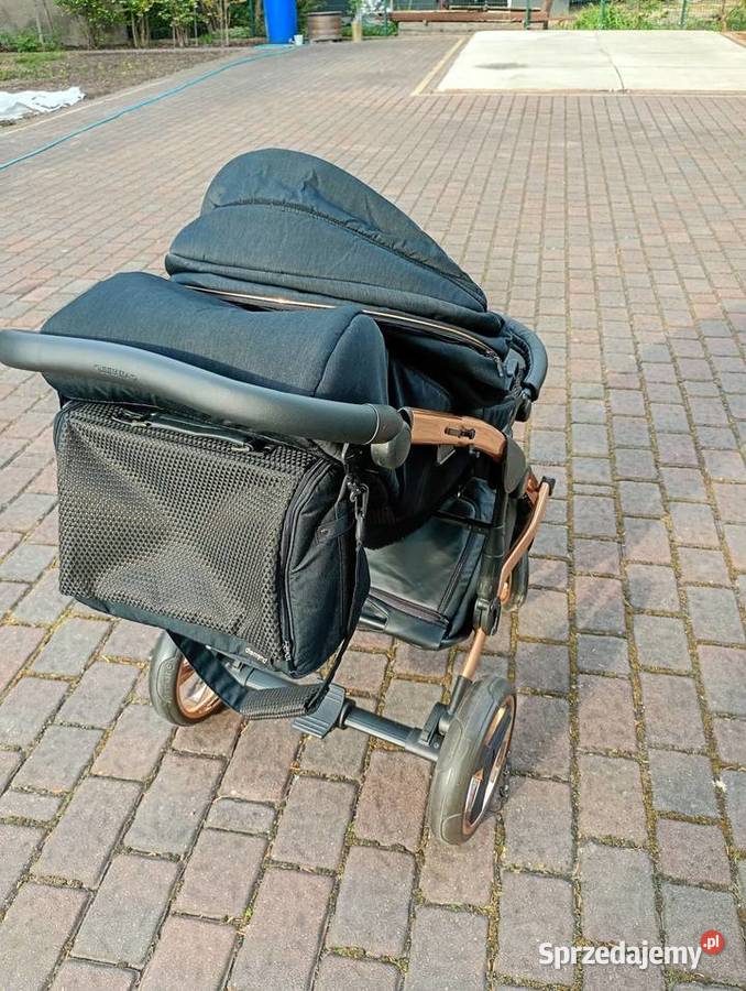 Wózek dziecięcy 2 w 1 spacerówka i gondola marki czarny