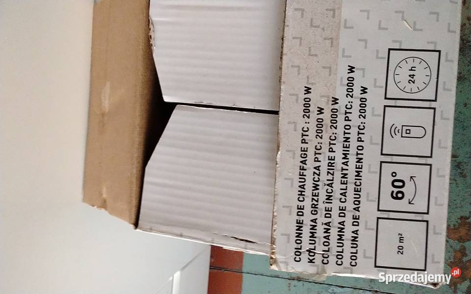 Sprzedam kolumnę grzewczą nową z pilotem