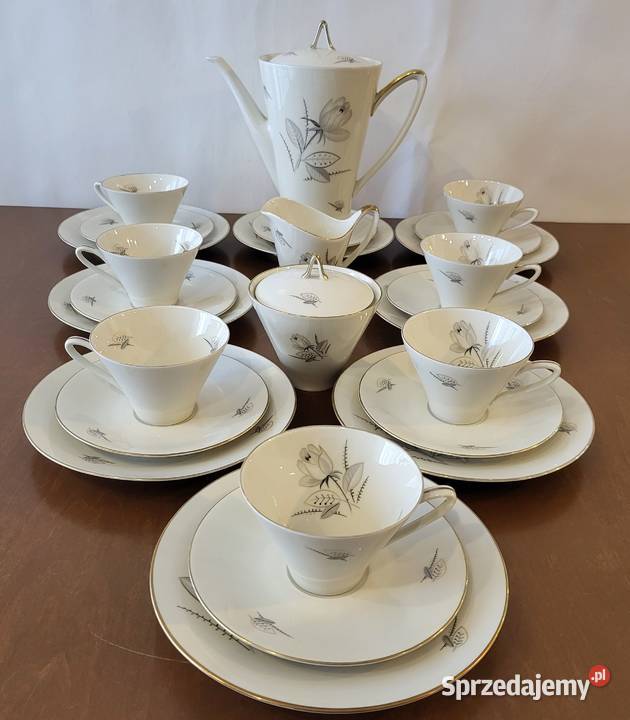 Seltmann Vohenstrauss serwis do kawy 7 osób Porcelana i szkło