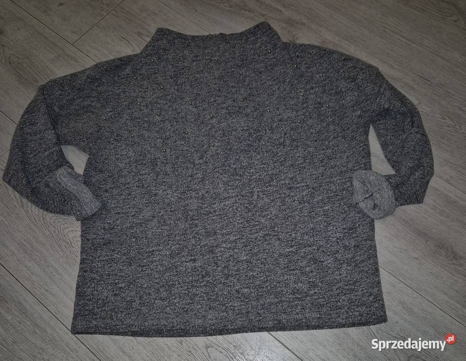 Bluza damska srebrne perełki Reserved 34XS szary/srebrny Łódź