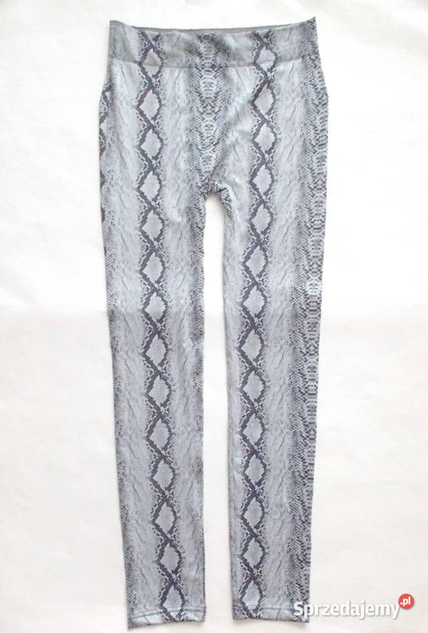 legginsy z lycra rozmiar M szare legginsy do Opole