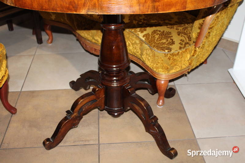 Owalny stolik z początku XX w 612 Meble sprzedam