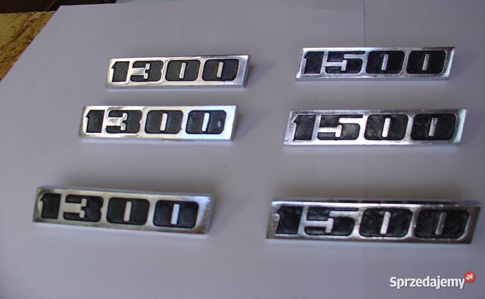 Emblemat 1500 i 1300 do Fiata 125 oryginalny Łódź sprzedam