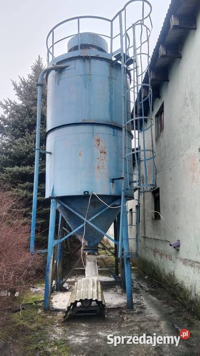 Silos Bin Zbiornik na zboże wapno cement wielkopolskie Kaleje