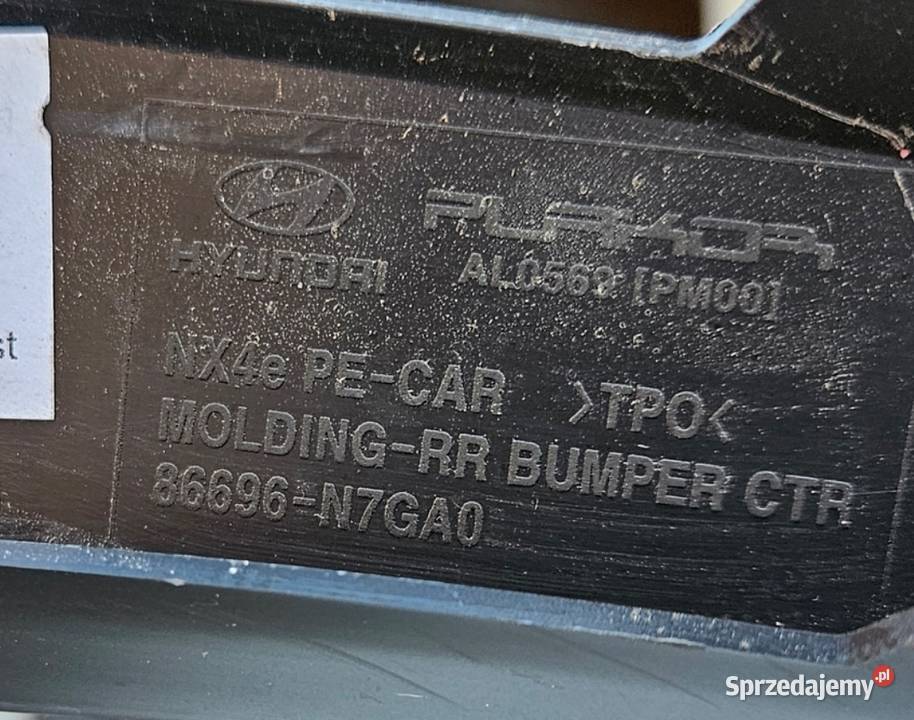 HYUNDAI TUCSON IV 4 LIFT LISTWA ZDERZAKA TYŁ osobowe Międzychód