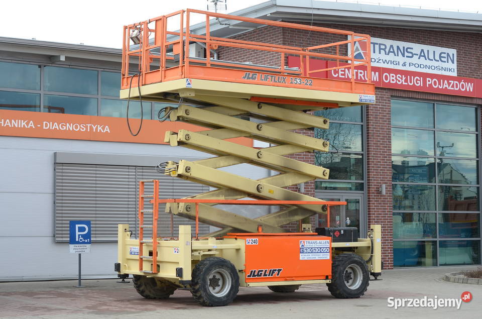 Podnośnik nożycowy JLG Liftlux 15322 240 podest podkarpackie Jasło
