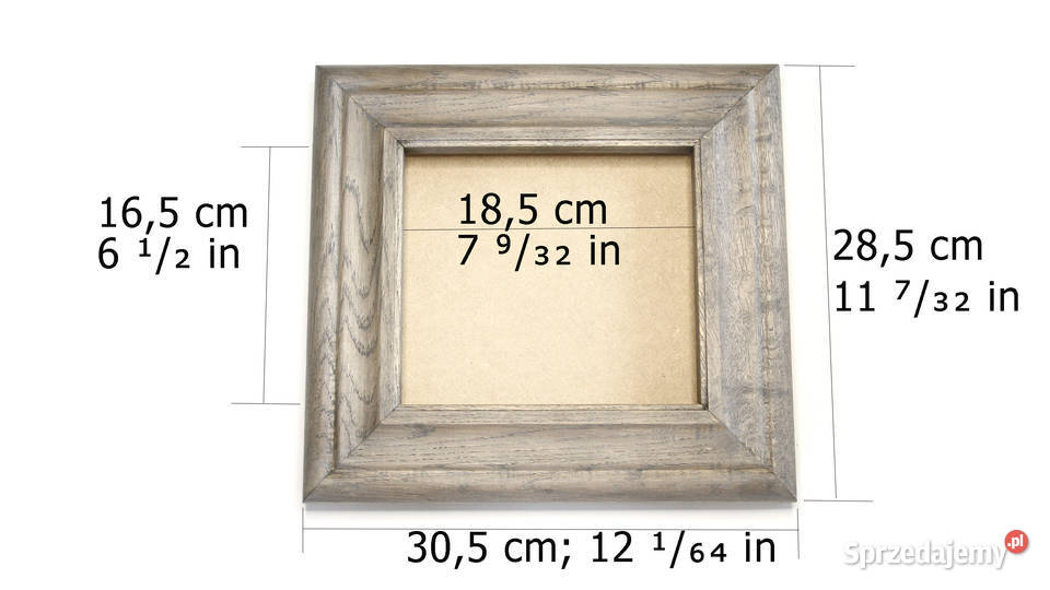 Ręcznie Wykonana Dębowa Rama Białystok