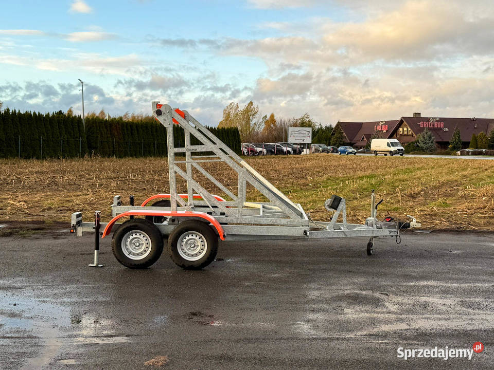 Przyczepa kablówka do bębnów kabli drutów Pozostałe Poznań