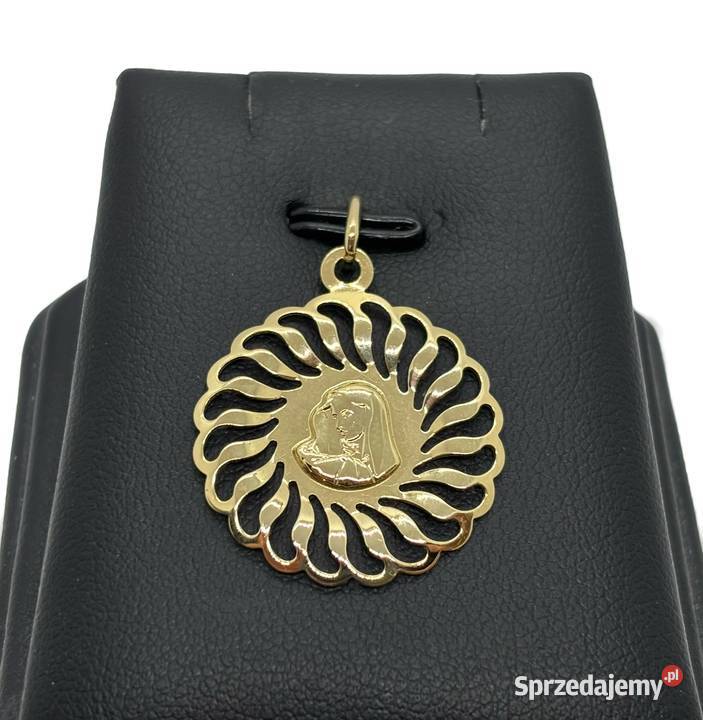 Nowa Złota Zawieszka Próby 585 138g Matka Boska