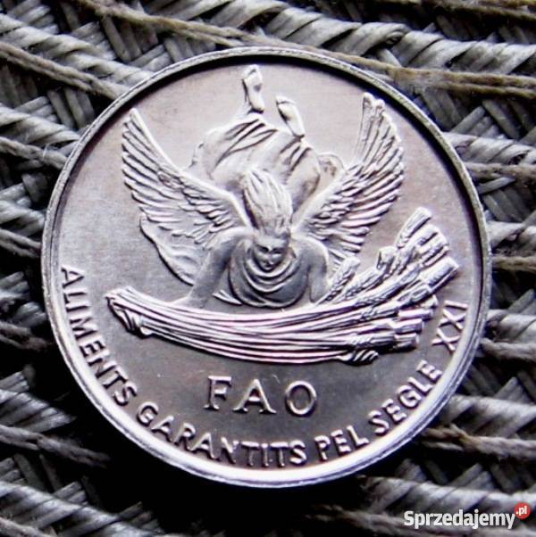 Andora 1 Centim 1999r FAO Piękna Anioł Antyki, Sztuka, Kolekcje Kalisz