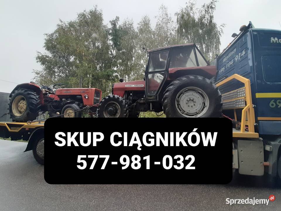 Skup ciągników uszkodzonych starych ursus nimet Myślenice