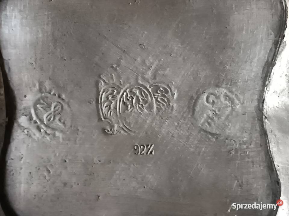 Cynowa syg patera koszyczek Rzeszów