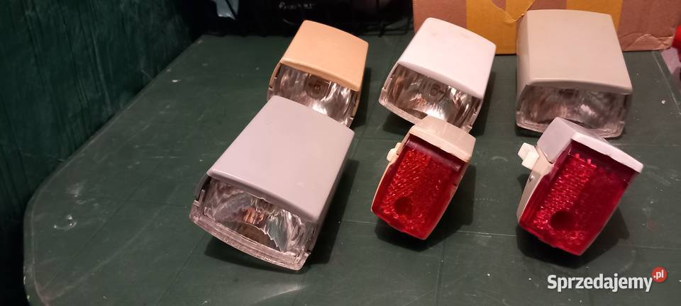 Lampki rowerowe z prl łódzkie Wieluń