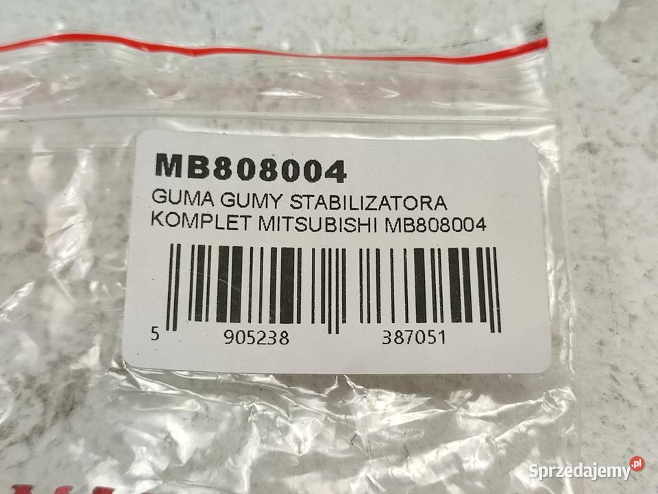 GUMA STABILIZATORA KOMPLET 2 MITSUBISHI LANCER