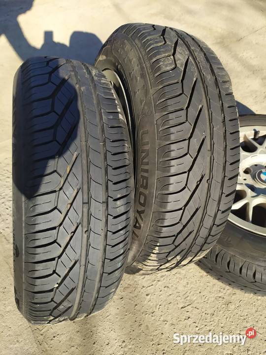 Opony letnie uniroyal i felgi aluminiowe BMW 15 Tenczynek sprzedam