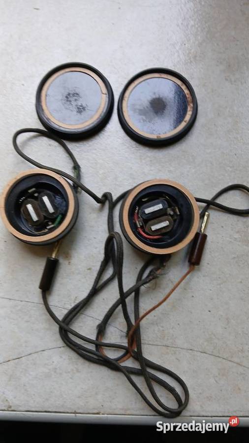 Stare słuchawki do detefon Radio kryształkowe Kraków