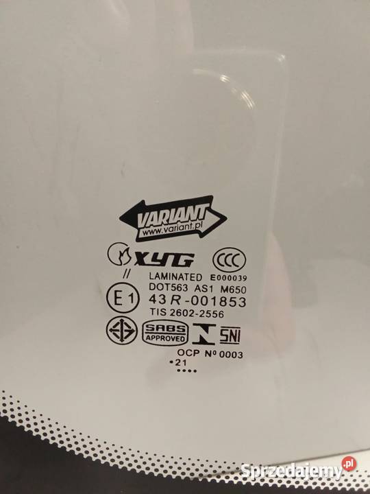 Szyba Przednia Citroen C5 0308 Sensor Niebieski osobowe Bralin