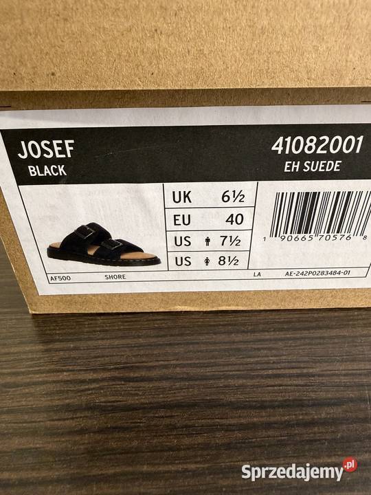 Klapki Dr Martens Josef 41082001 inna Warszawa sprzedam