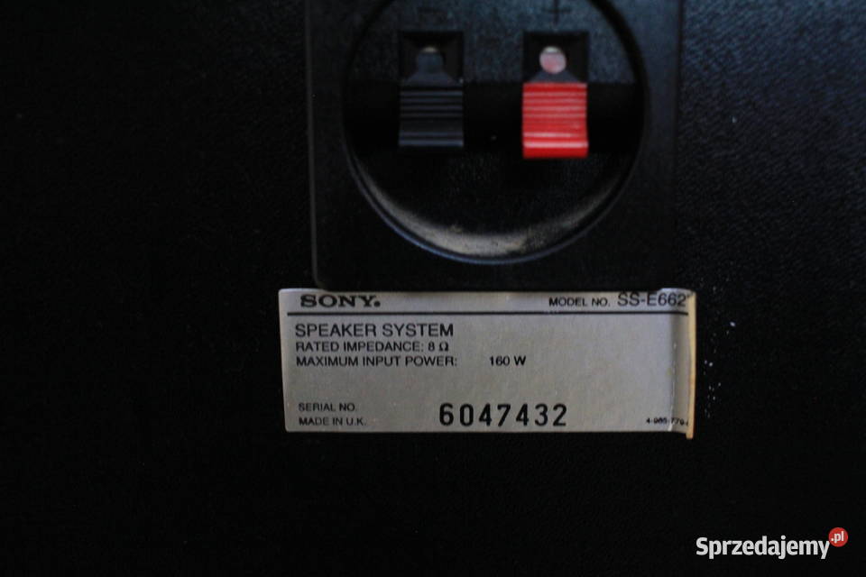 Głośniki kina domowego kolumny Sony centralny sprzedam