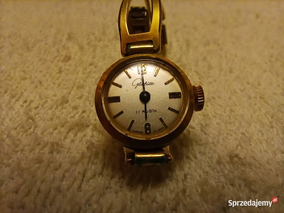 Zegarek damski Glashtte złocony pomorskie Gdańsk sprzedam