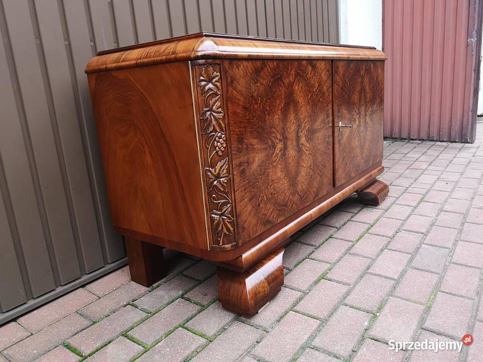 Komoda ARTDECO Orzech RTV Niska 127 Zgrabna Swarzędz