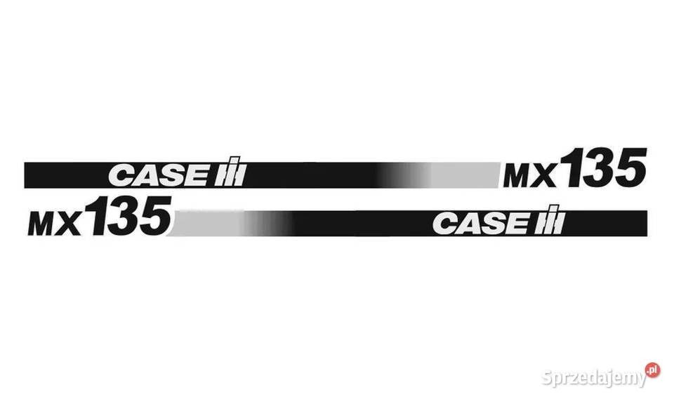 Naklejki oklejenie naklejka CASE MX135 Zamiennik Janików