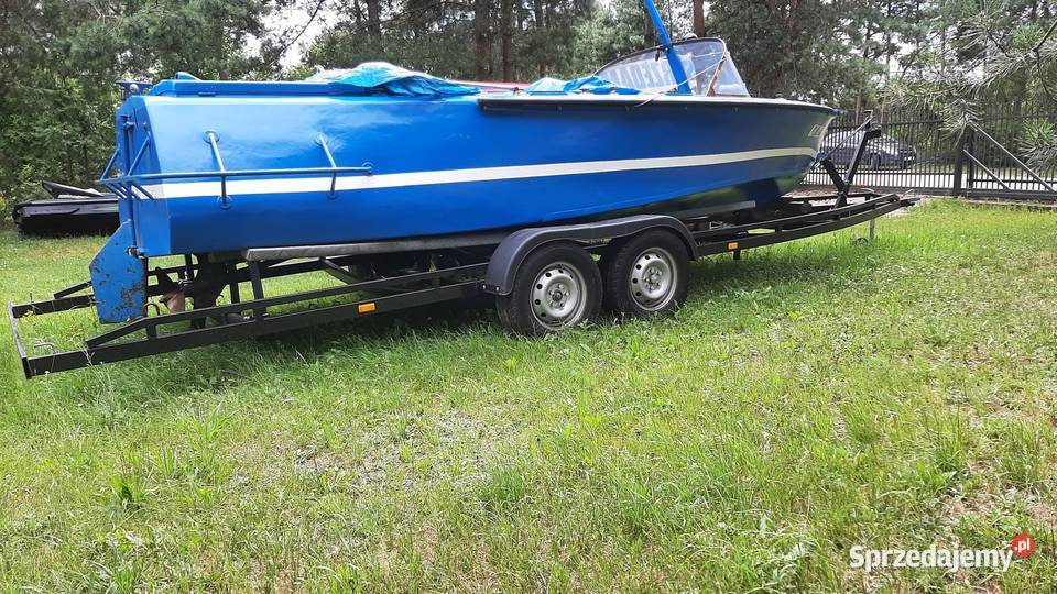 motorówka łódź milicyjna relikt PRLu Serock sprzedam