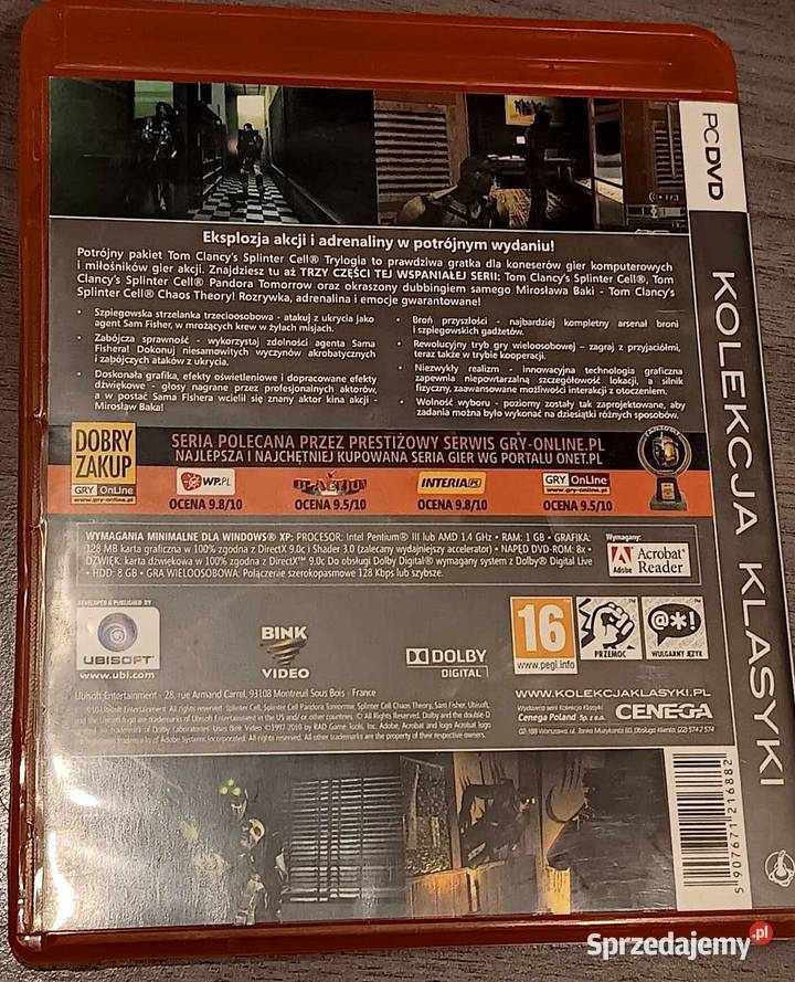 Trylogia Splinter Cell opolskie Opole