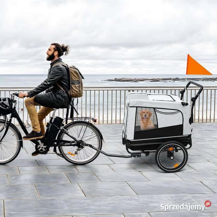Przyczepka rowerowa psa YITAHOME Oxford 600D Dla psów Zwierzęta Jadowniki sprzedam
