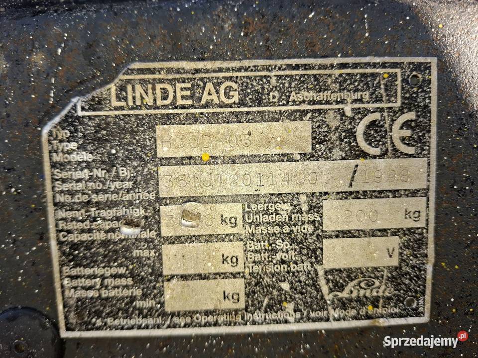 Wózek widłowy Linde H30D03 tripleks z wolnym dolnośląskie Targoszyn